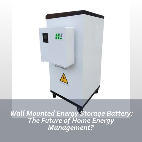 Wall Mounted Energy Storage Battery: The Future of Home Energy Management?